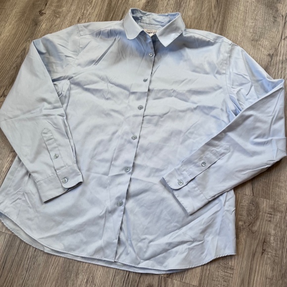 Pendleton Women’s Button Down light blue Blouse Size 16 - Picture 2 of 8